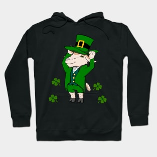 St Patricks Day Funny Leprechaun Goat Hoodie